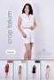 Natural Cotton Muslin Shorts Crop Set - 6