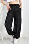 Women's Oversize Parachute Fabric Cargo Pocket, Leg Clip, Baggy Trousers - 5