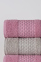 Petek Set of 4 Bath Towels Hammam Set 100% Cotton - 2