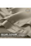 3-Piece Duvet Cover Set, 100% Cotton Luxury Sateen, Stone - 6