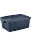 Roughneck Stackable Rectangular Tote Storage Box 37.8 Liter