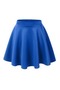 Scuba Fabric Girl's Flared Holiday Skirt Cobalt Blue
