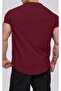 Ghassy Co. Men's Running Sports Raglan Oval-Cut Jersey T-shirt - 2