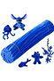 50Pcs Blue Color Chenille, Educational Chenille Set, Fuzzy Wire, Plush Wire, Velvet Chenille, Craft Material
