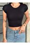 Crew Neck Basic Crop