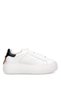 Genuine Leather Lace-Up Casual Sneaker Ecru Shoes