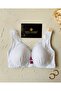 Harper Unwired Unpadded V Neck Cut Covered Lace Ultra Quality Comfortable C Cup Bra