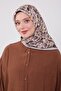 نمط متعرج هندسي وشاح كريستال مضيء