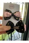 Buckle;A Pair of Gold Polka Dot Children's Bow Buckles. - 3