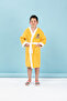 Mickey Mouse Happy Embroidered Disney Licensed Hooded Children's Bathrobe Age 5/6 - 2
