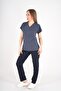 Unisex Bronze Star Patterned Doctor Nurse Hospital Cook Scrubs Uniform Set - 2