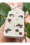 iPhone 14 Plus/15 Plus Case Silvery Black Butterfly Pattern Colorful Shiny Shock Absorbing - 7