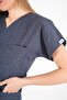 Unisex Bronze Star Patterned Doctor Nurse Hospital Cook Scrubs Uniform Set - 6