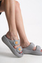 Meltihne Women's Slippers 001226   Gray - 5