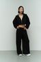 Moon Hooded Black Tracksuit Set