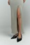Cintia Backless Gray Knitwear Dress - 7