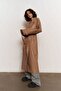 Layton Mink Leather Trench Coat - 4