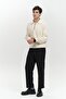Vander Button Detail Ecru Men's Knitwear Sweater - 7