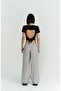 Paris Gray Basic Trousers - 4