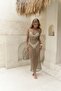 Manly Strap Mink Knitwear Dress - 8