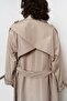 Femme Gray Oversize Trench Coat - 7