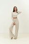 Jany Long Sleeve Stone Crop Trousers Set - 8