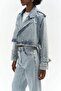 Baggy Biker Blue Jean Jacket - 3