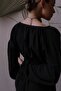 Helen Black Muslin Dress - 7