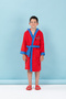 Cars Go Embroidered Disney Licensed Hooded Children's Bathrobe Age 5/6