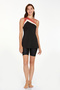 3059 Women's Black Shoulder Strap Detailed Tights Swimsuit