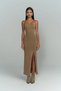 Cintia Backless Mink Knitwear Dress - 2