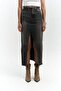 Arket Waist Detail Smoked Jean Skirt - 3