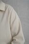 Jovena Hidden Button Detail Natural Shirt - 5
