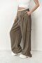 Gloria Boxer Detailed Khaki Trousers - 7