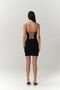 Sunrise Black Low-Cut Back Short Knitwear Dress - 4
