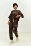 Manno Coffee T-Shirt Tracksuit Set - 5