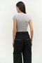 Now Or Never Gray Combed Cotton Crop - 3
