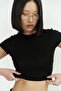 Toppin Black Combed Cotton Crop