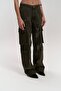 Dries Dirty Green Ripped Detail Cargo Jean Trousers - 4