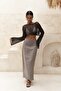 Samir Filthy Detail Smoked Linen Skirt