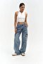 Montes Blue Cargo Jean Trousers - 7