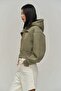 Creative Soft Khaki Crop Sweatshirt - 6