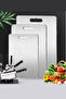Hygiene and Durability in the Kitchen: Introducing the 3-Piece Stainless Steel Cutting Board Set!