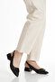 Women's Low Heel Pointed Toe Buckle Shoes - 4