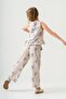 Girl's Sleeveless Linen Suit 2-9 Years - 6