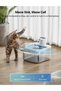 Battery Operated Cat Water Fountain Stainless Steel, 84oz/2.5L Fursink Wireless Pet Water - 5
