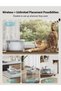 Battery Operated Cat Water Fountain Stainless Steel, 84oz/2.5L Fursink Wireless Pet Water - 3