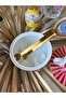 1Pcs Heart Titanium Gold Candy Tongs Gold Shiny Gold Candy Tongs