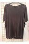 Feather Patterned Stone Flexible Crew Neck Front Printed Blouse - 6