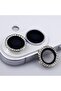 Camera Protector with Rhinestone for iPhone 16 & 16 Plus Metal Durable Protection Rhinestone Lens